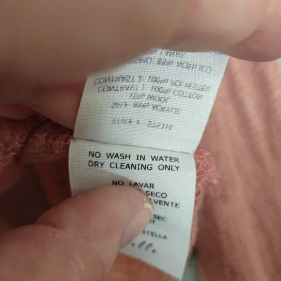 By Stella XL Loose Knit Off Shoulder 3D Floral Wool Blend Flawed Sweater Balloon - Picture 8 of 12